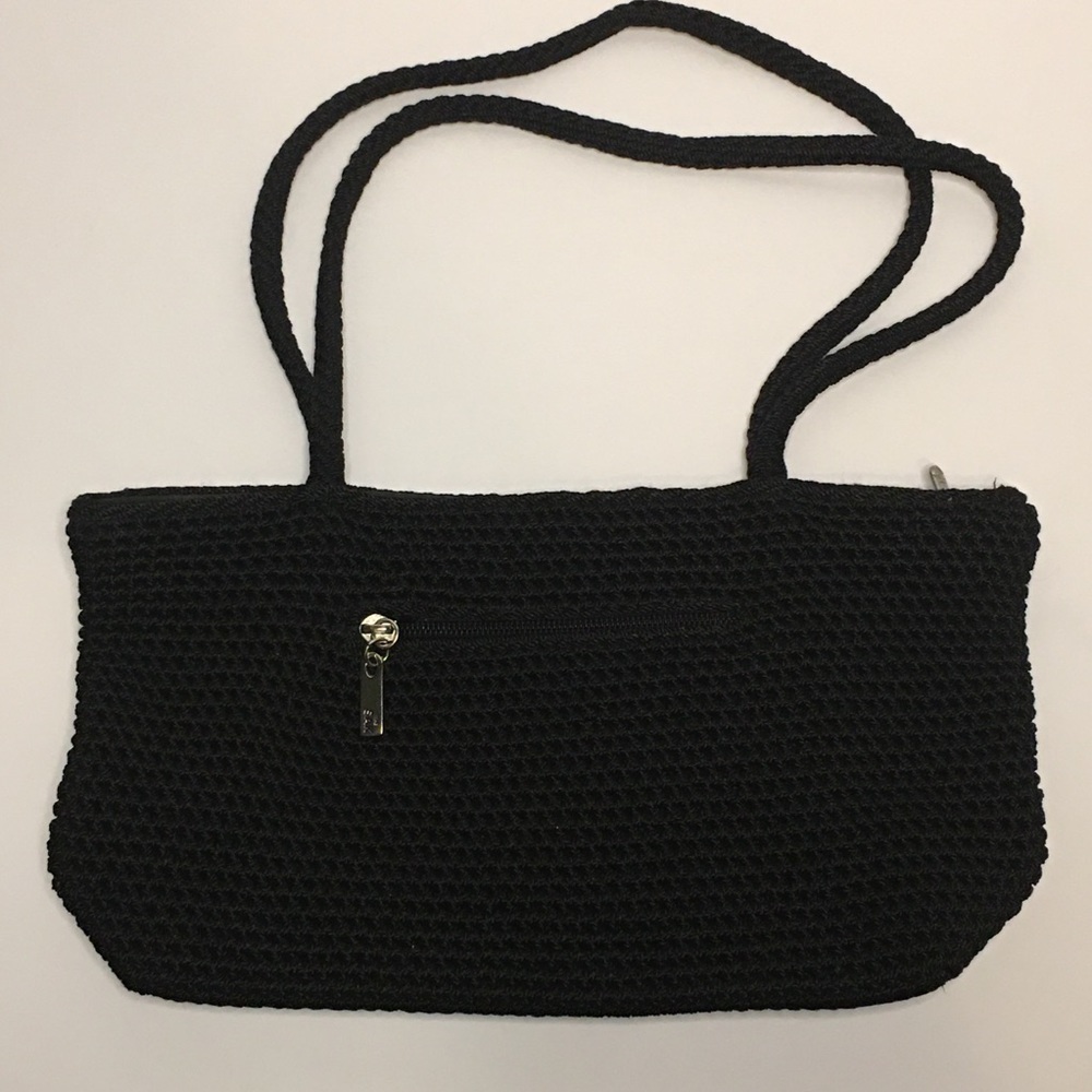 The Sak black crochet handbag purse - Picture 1 of 5